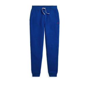 Ralph Lauren joggers blue pants boys kids large EUC white horse